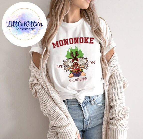 Mononoke Shirt, Studio Ghibli Shirt, Miyazaki World Shirt, Totoro Shirt, Mononoke Hime, Spirit Away Shirt, Anime Shirt, Anime Gift Il_570xn