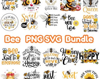 Bee Svg Bundle, Bee Hive Svg, Bee Png, Bee Svg Png Bundle, Bee Png Bundle, Bee Cut Files, Honeycomb Svg, Honey Bee Svg, Cute Bee Svg,