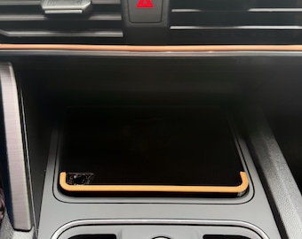 Conjunto de portavasos y funda de carga de terciopelo para Cupra Leon-Formentor-Seat Leon -