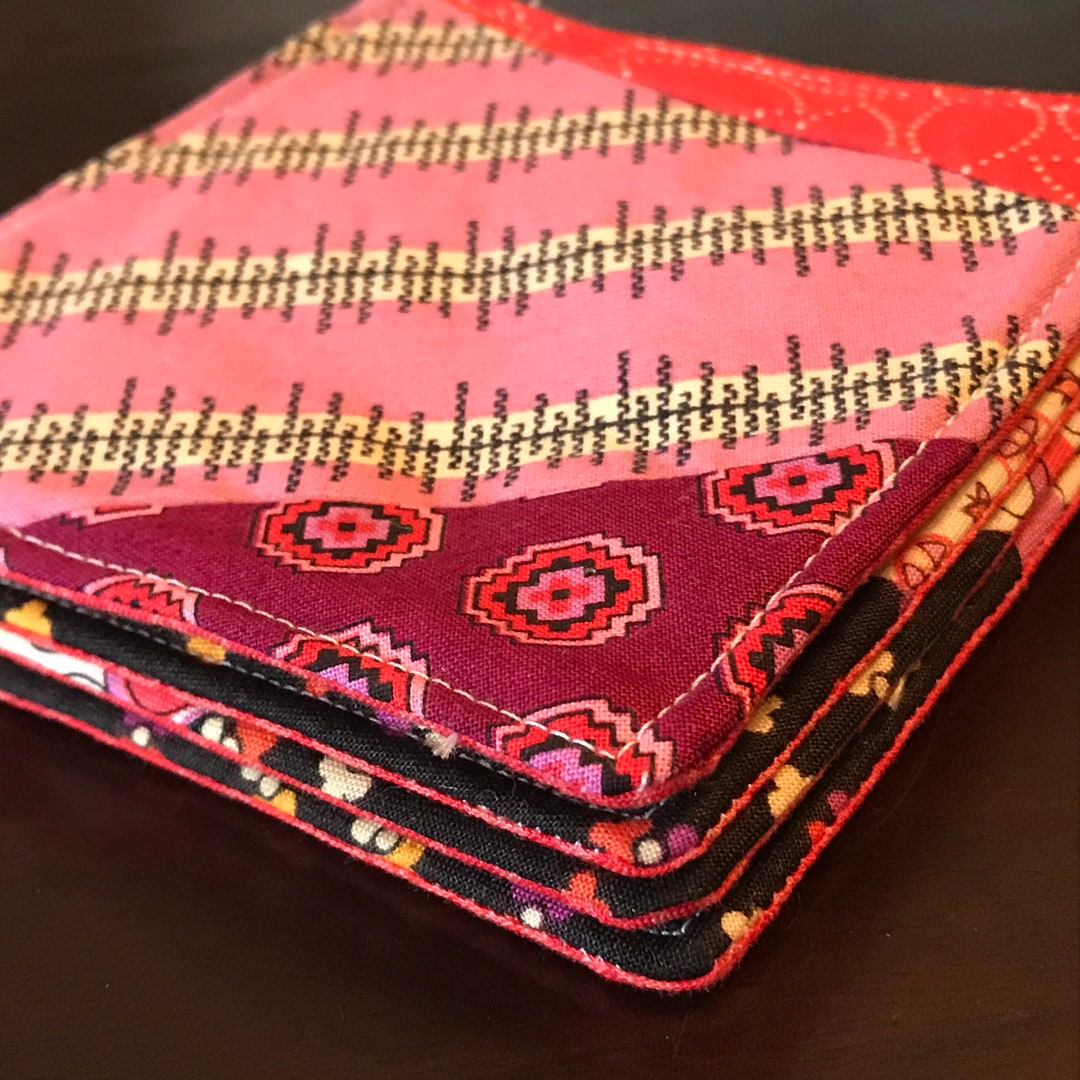 Cloth Coasters Set of Four Etsy