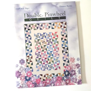 Double Pinwheel Quilt QIAD Eleanor Burns / Easy Strip Piecing Method