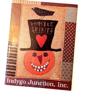 Humble Spirits Tamara Vandergriff Indygo Junction Vintage Halloween Pattern Book Whimsical Folk Art Crafting