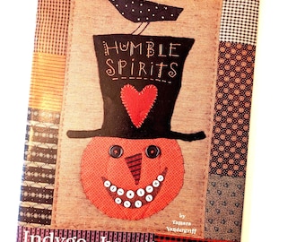 Humble Spirits Tamara Vandergriff Indygo Junction Vintage Halloween Pattern Book Whimsical Folk Art Crafting