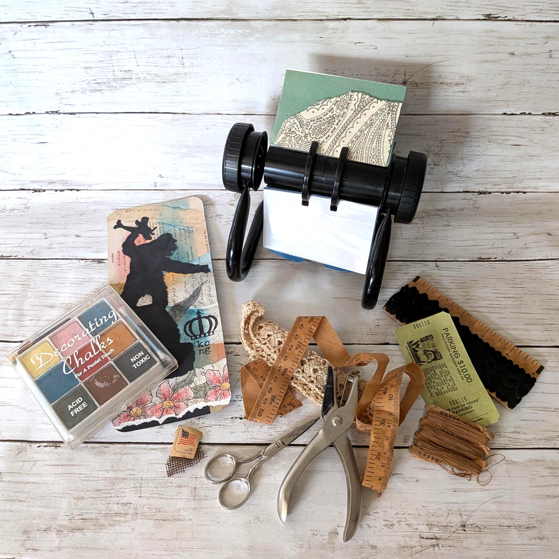 Vintage Metal Rolodex Card Holder - Etsy