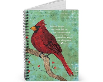 Cardinal Journal Guardian in Disguise  Dream Journal Note book