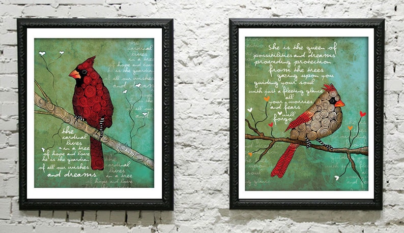 Bird Print, Nursery art, positive print, childrens room art, inspiration, whimsey happy print, Forge ahead, bird with hearts, love print image 3