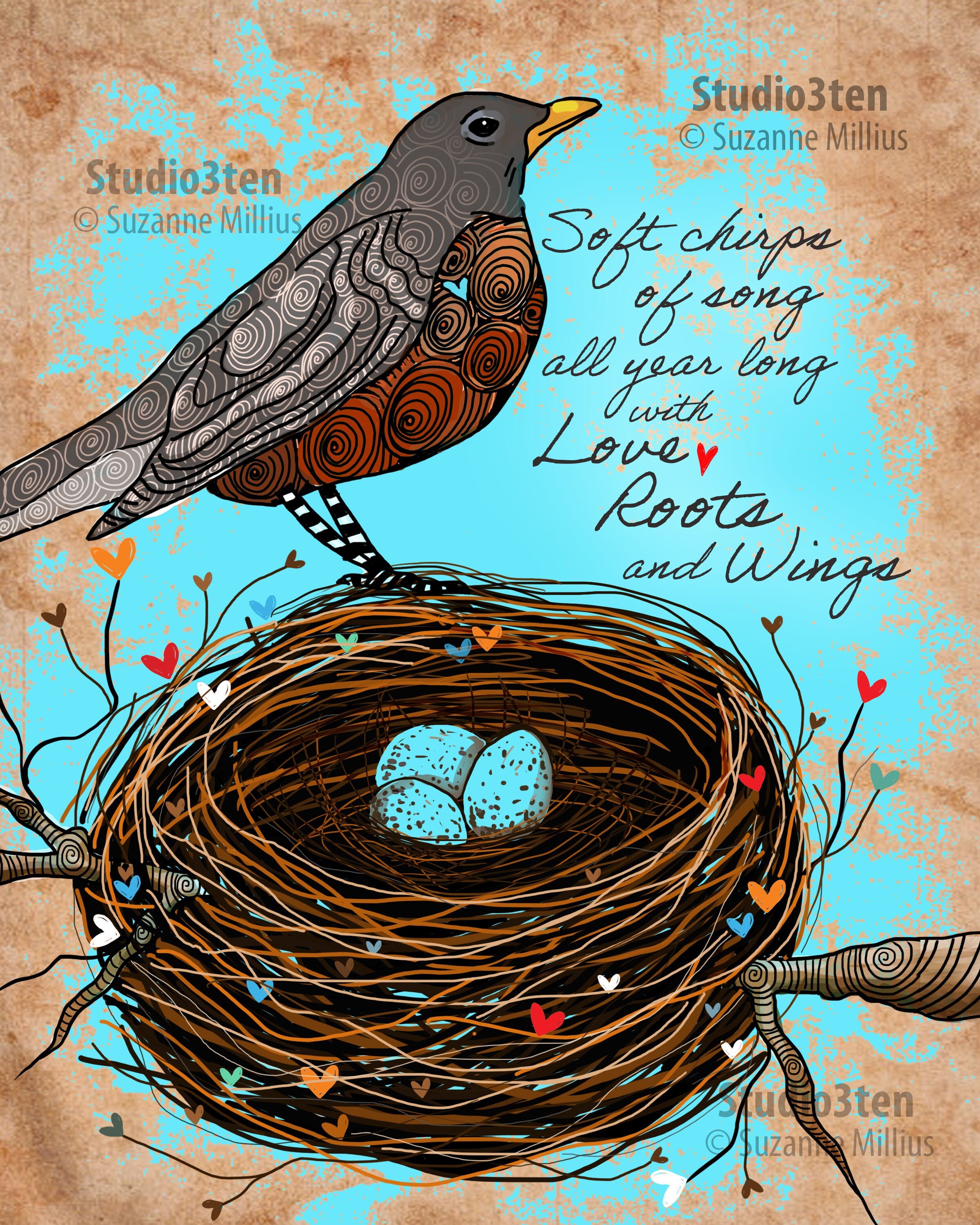 Robins Nest Sign - Etsy