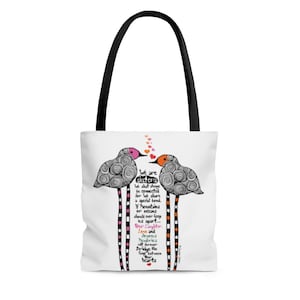 Sisters Tote Bag, gift for sister, sister present, sibling gift, sisters poem, sister birthday tote bag