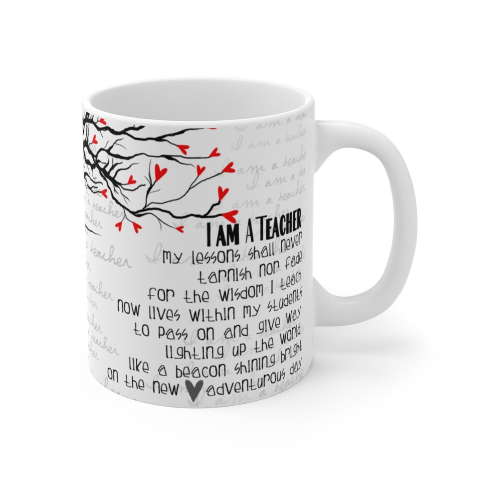 Teacher Cup Teacher Mug I Am a Teacher Coffee Cup Teacher Etsy