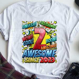 2nd Birthday Boy Gifts, 2nd Birthday Shirt for Boys, 2 year old birthday boy gift, 2 birthday shirt gifts for boys, 2nd Birthday Boy Shirt