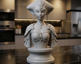 Legend Water Princess Bust - Video Game Inspired Gift for Gamer - Dad Gift Idea
