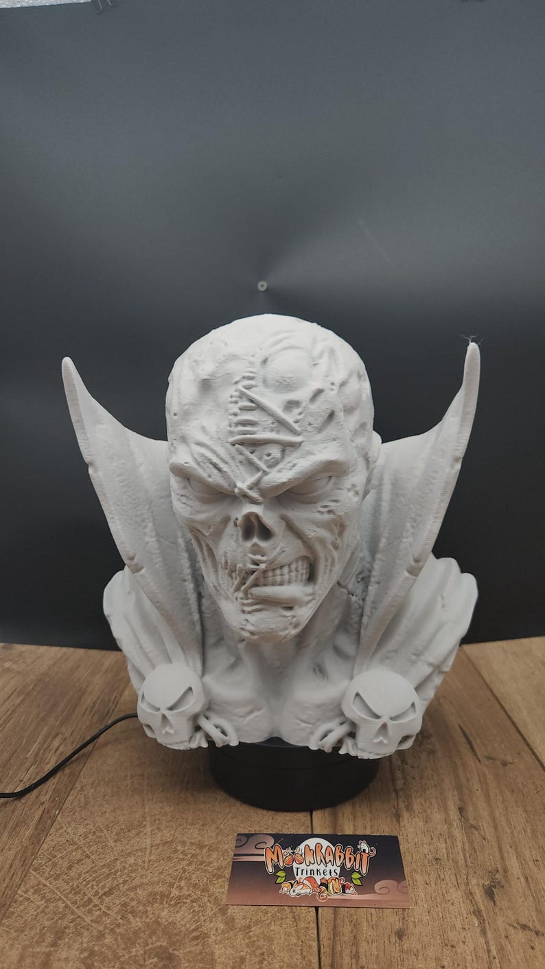 Soporte para auriculares Comic Hell Spawn - Soporte para auriculares Devil Demon - Regalo para él - Regalo para papá - Regalo para gamers - Decoración para sala de juegos - Decoración de escritorio imagen 4