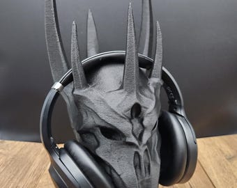 Dark Lord Headphone Stand - Gaming Headphone Holder - Gaming Room Decor - Gift for Gamer - Gift for Him - Dad Gift Idea - Desk Decor