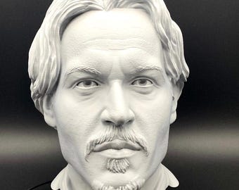 Johnny Depp Headphone Stand - Pirate Headset Holder - Gift for Gamer - Gift for Him - Dad Gift Idea - Game Room Decor - Desk Accessory