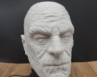 Boris Karloff Mummy Headphone Stand - Halloween Monster Headset Holder - Gift for Him - Dad Gift Idea - Game Room Decor - Office Desk Decor