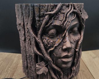 Regalo para jardineros - Maceta celta - Decoración para macetas de jardín - Caja de flores - Regalo para ella - Regalo para amantes de las plantas - Macetero - Idea de regalo abstracta