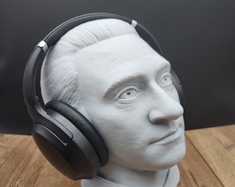 Android Headset Holder - Brent Spiner Headphone Stand - Gift for Dad - Gift for Gamer - 3D Printed Stand - Gift for Him - Gaming Room Decor