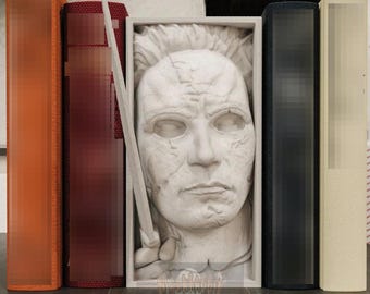 Angolo dei libri di Michael Myers - Decorazione per scaffale con mostro horror di Halloween - Inserto per libreria - Regalo per lui - Regalo di Natale nerd