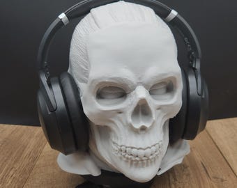 Ghost Face Headphone Stand - Duty Calls Soldier Headset Holder - Gift for Gamer - Office Desk Decor - Gaming Room Decor - Dad Gift Idea