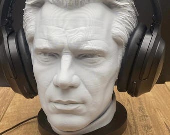 Kirsh Android Headset Holder - Alien Headphone Stand - Game Room Decor - Gift for Gamer - Dad Gift Idea - Gift for Him - Office Desk Decor