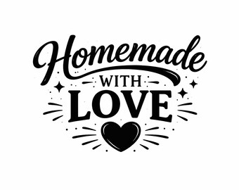 愛情込めて手作りしたSVGファイル、素敵なキッチンの引用句カットファイル、家族のレシピ装飾のための居心地の良いベーキングサインデザイン（デジタルダウンロード）