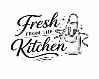 キッチンから出来立てのSVG、農家風料理の引用句カットファイル、居心地の良いキッチン向けの温かい手作り料理のサイン（デジタルダウンロード）