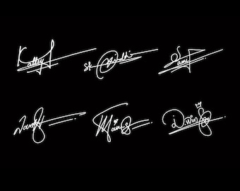 Individuelles handgeschriebenes Signatur Logo Design: Personalisierte Kalligraphie