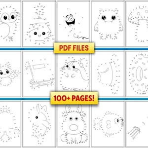 Dot to Dot Printables, Dot to Dot Games, Kids printables, Learning worksheets, Education Worksheets, Connect the Dots Printable Activity image 2