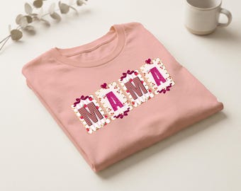 Mama PNG Design, Mother's Day T-Shirt Graphic (Digital Download)