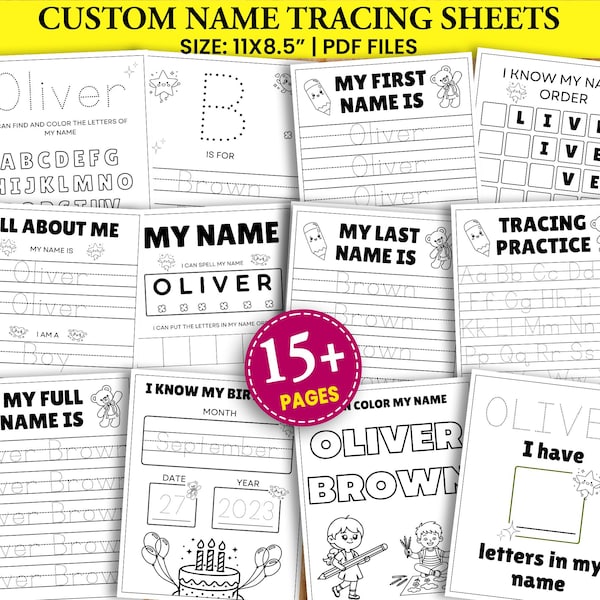 Trace Colouring Book - Etsy