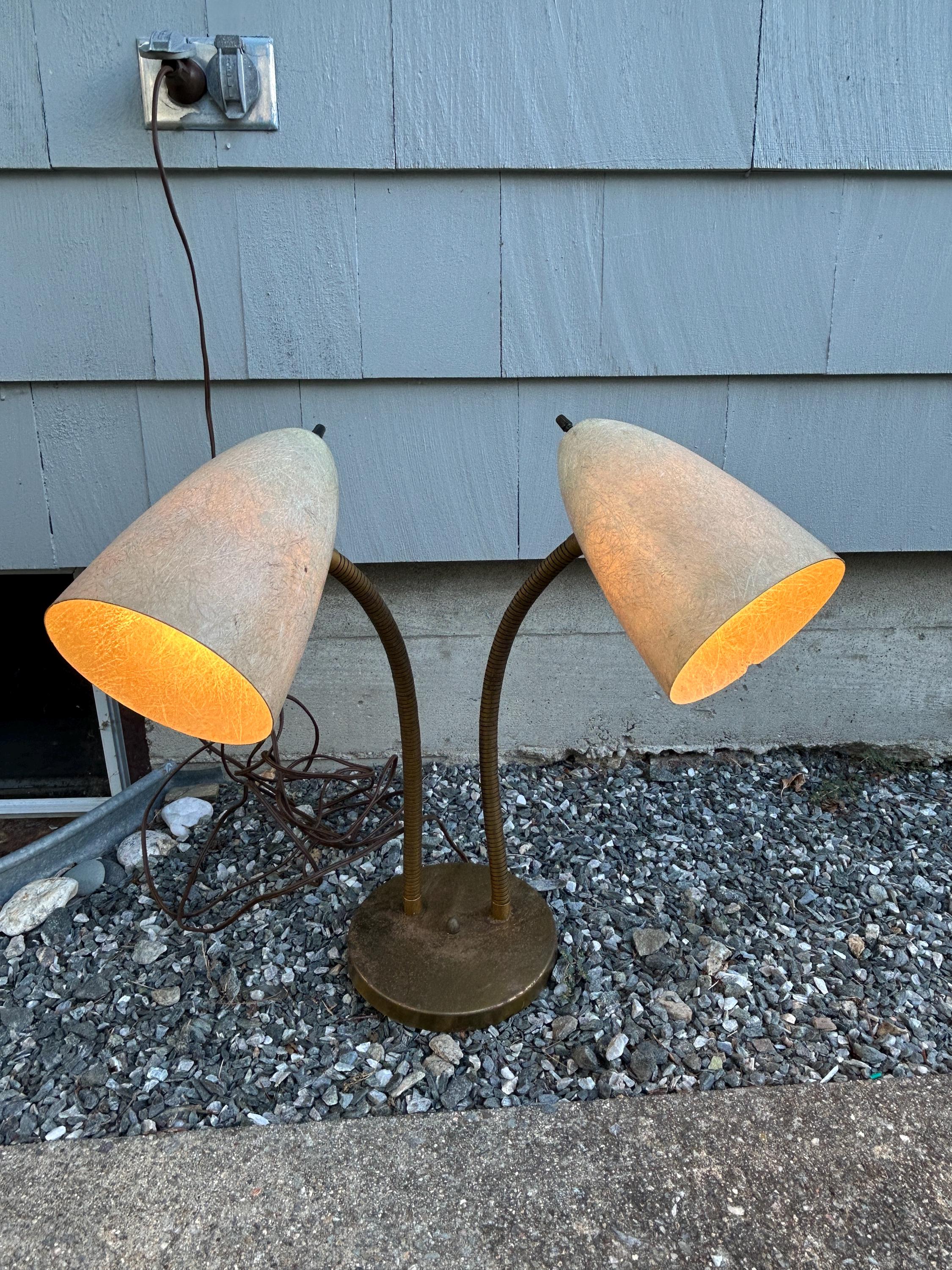Vintage Double Gooseneck Lamp - Etsy, image size:2250x3000