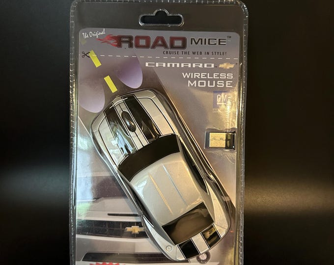 The Original Road Mice Camaro Computer Wireless Mouse NIB Batteries Not ...