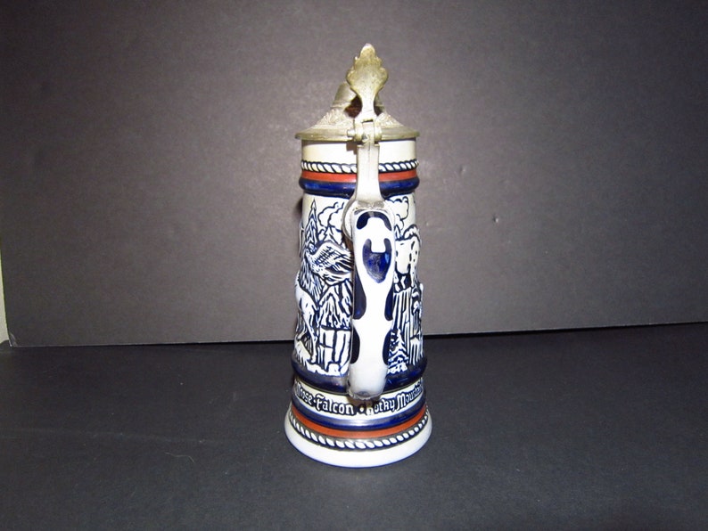 Vintage Avon Alaskan Moose Stein Handcrafted in Brazil by Ceramarte #160608-1976