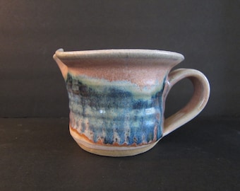 Ceramic Pitcher Hand Thrown by John Allan Pottery 11 ounces  #8