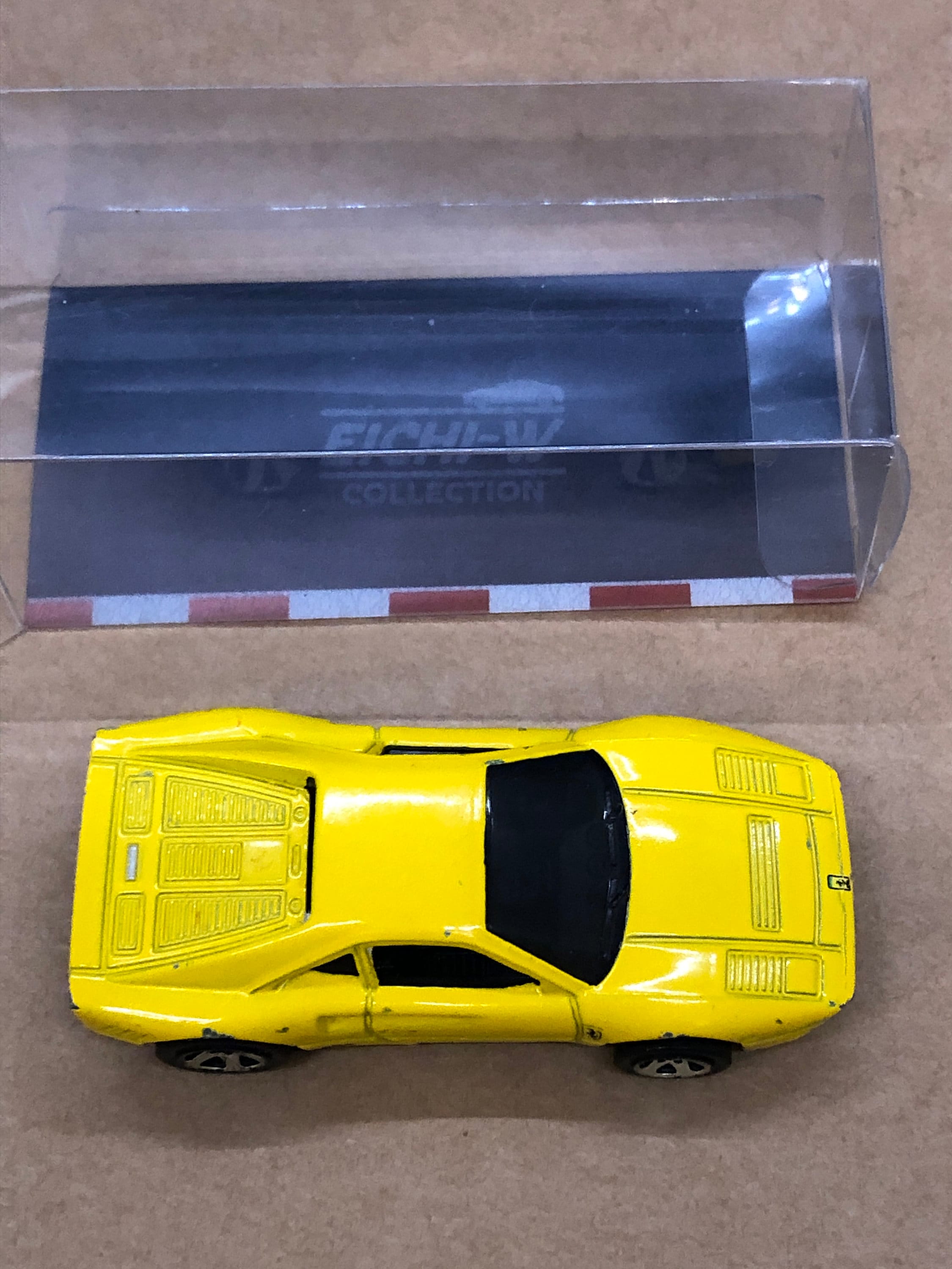 Vintage Hot Wheels Ferrari 288 GTO Yellow A32 Malaysia 1/64