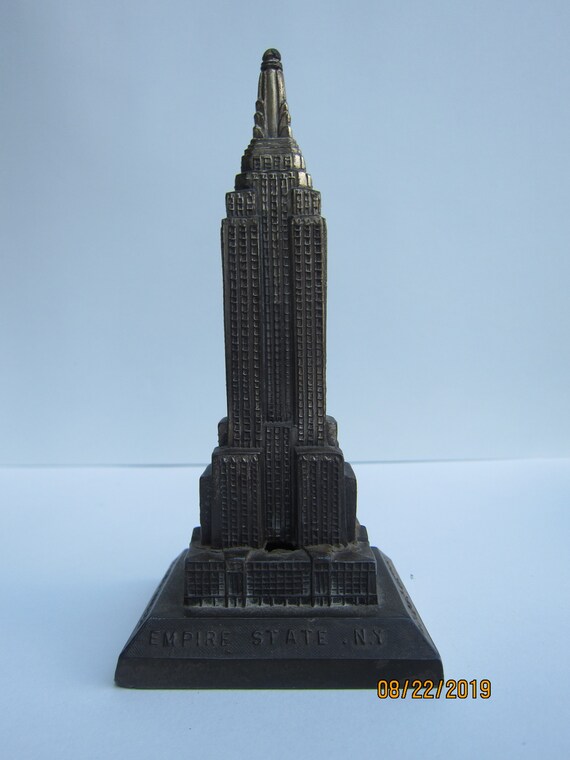 New York City Empire State Dime Savings Bank Miniature Metal Etsy