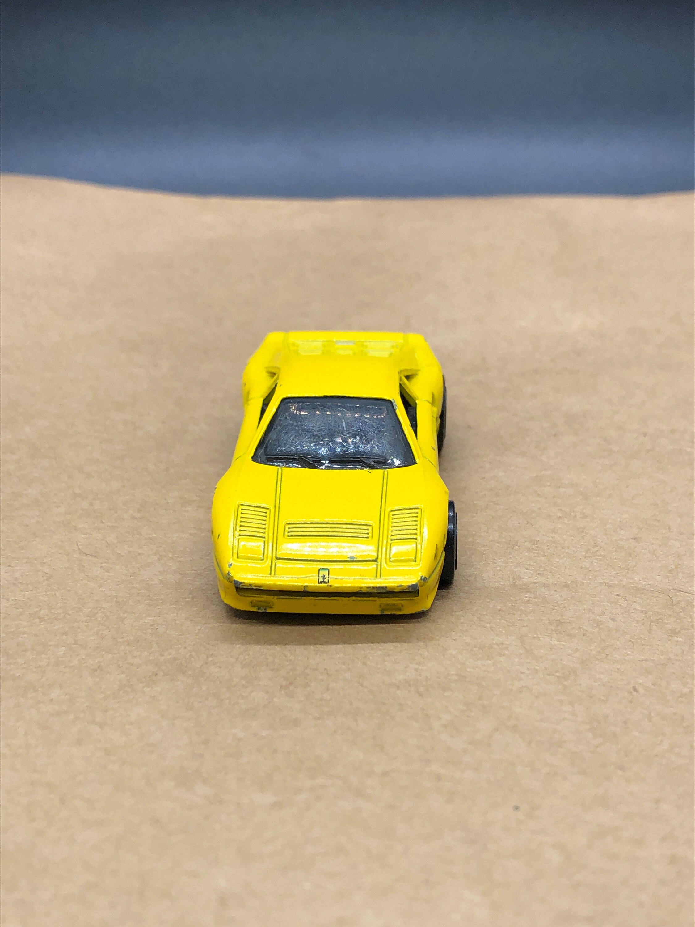 Vintage Hot Wheels Ferrari 288 GTO Yellow A32 Malaysia 1/64