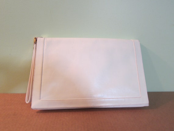 1970's Italian leather White GoGo Bag