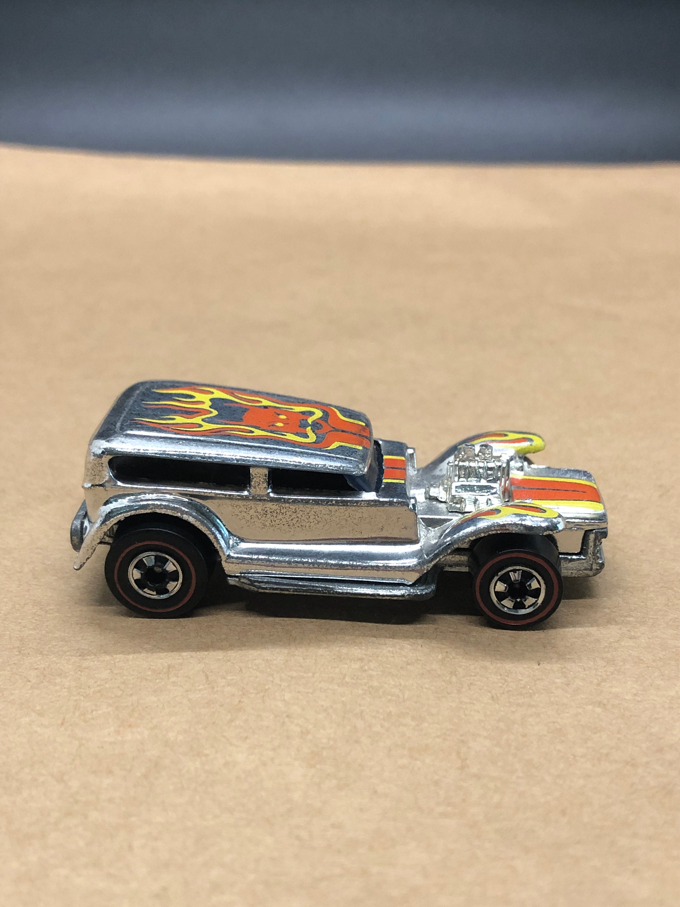 Vintage Hot Wheels Redline Prowler 969 Chrome Orange and Yellow