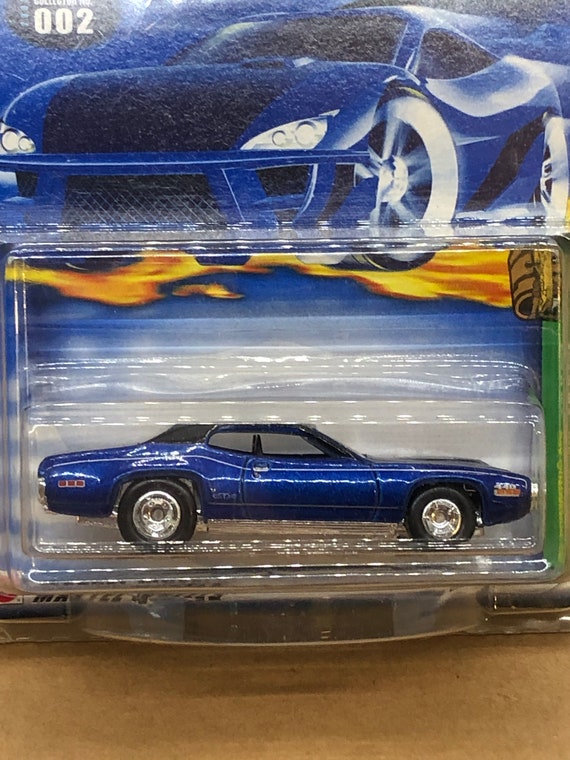 Hot Wheels '71 Plymouth GTX Treasure Hunt 2002 Series 54322, Black