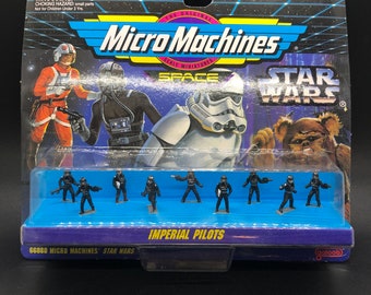 Star Wars Micro Machines Imperial Pilots Space Miniatures Galoob Toys New Old Stock