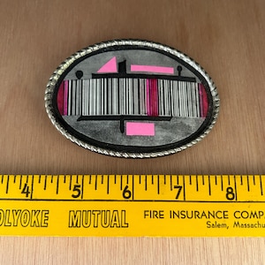One of a Kind, Linebylinedesings, Belt Buckle, 90Lb Paper Design on Heavy Duty Metal Belt Buckle,
