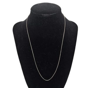 Vintage Sterling Silber Gliederkette (47 cm) 1.48g