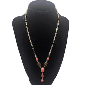 Fiorelli Beaded Necklace, Gold Tone