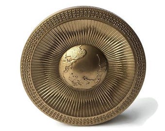 Vintage Solid BRONZE (217g) - 1979 Chevron 100 Year Anniverary Ltd. Edition World Medal