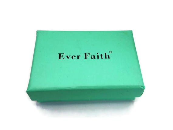 Vintage Ever Faith - Green Jewellery Display Gift Presentation Box