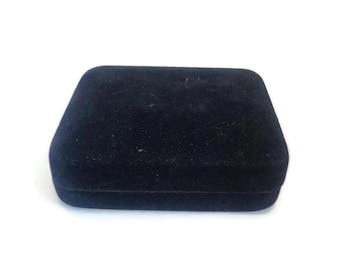 Vintage Unbranded Black Jewellery Display Gift Presentation Box