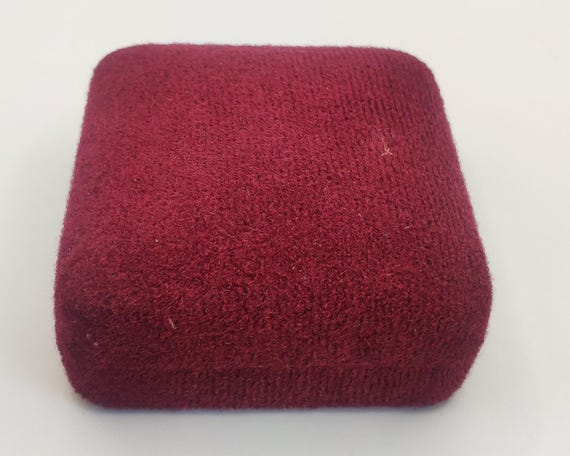 Vintage Red Unbranded Jewellery Presentation Gift Display Box View 3