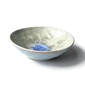 Glazed Crystalline Bowl, Signed Ceramic Studio Pottery - Unknown Maker