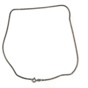 Vintage Sterling Silver 38cm Necklace Chain, 5.9g